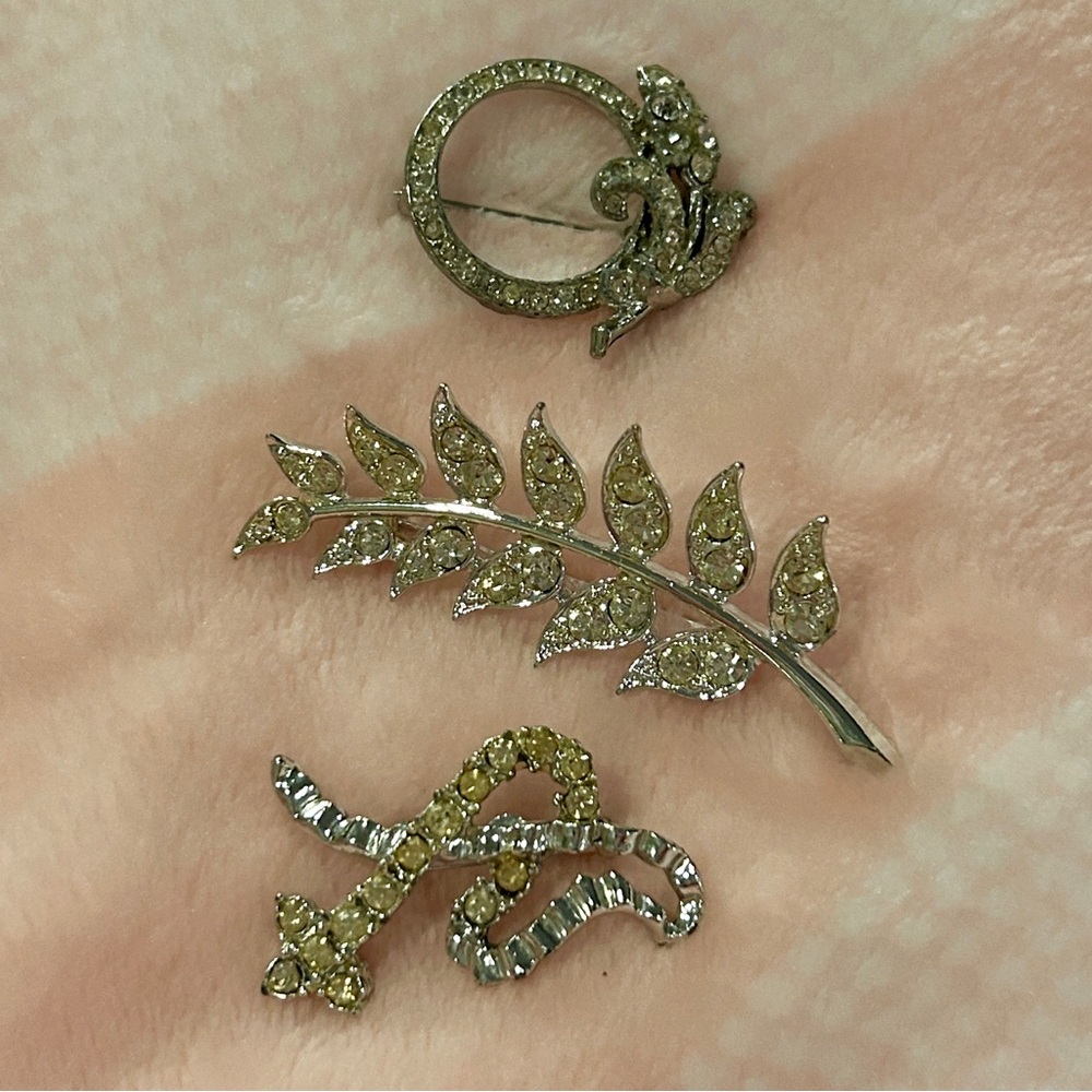 Sparkly Vintage Rhinestone Pins